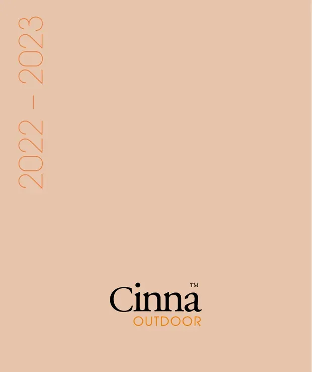 Cover of the Cinna Outdoor catalogue