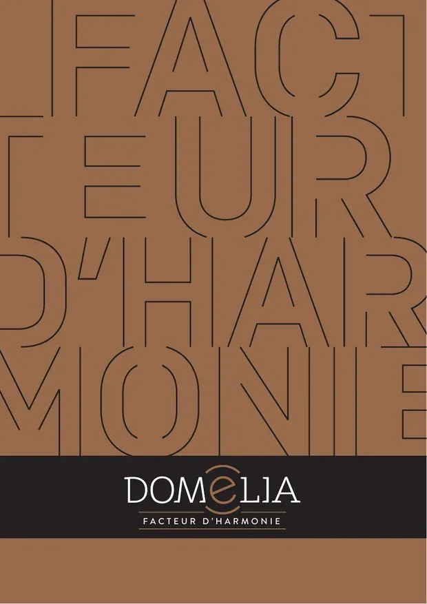 Cover of the Domelia — French cabinetry catalogue