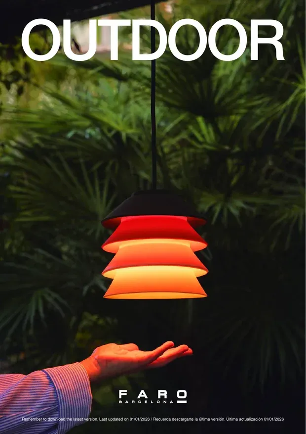 Cover of the Faro — outdoor lighting catalogue