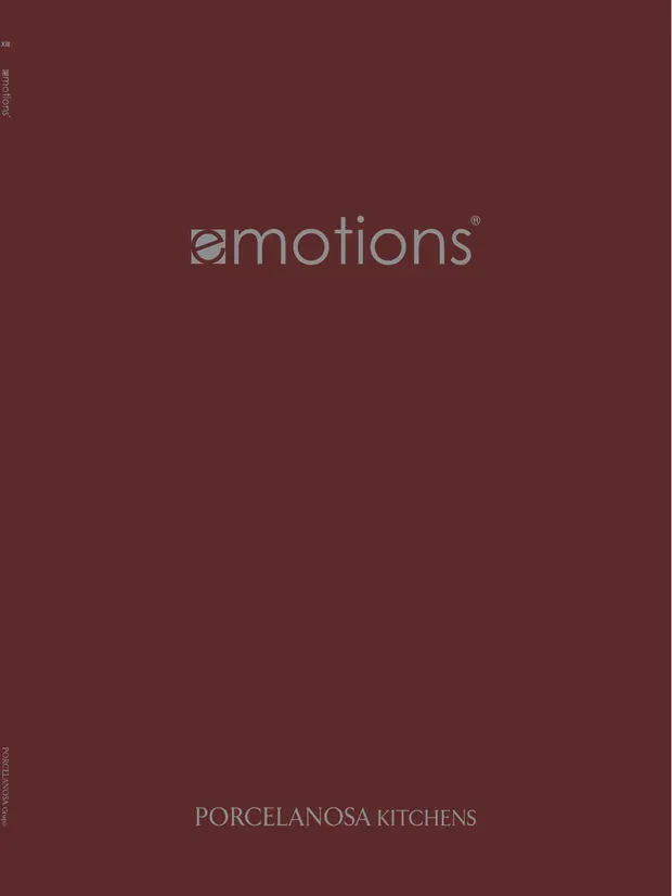 Cover of the Gamadecor — emotions kitchens catalogue