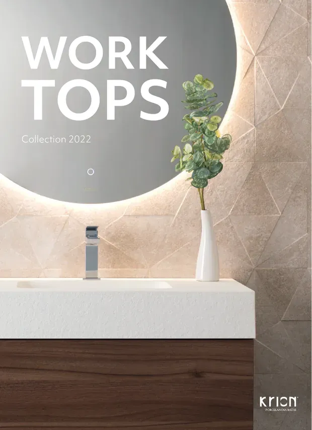 Cover of the Krion — worktops catalogue