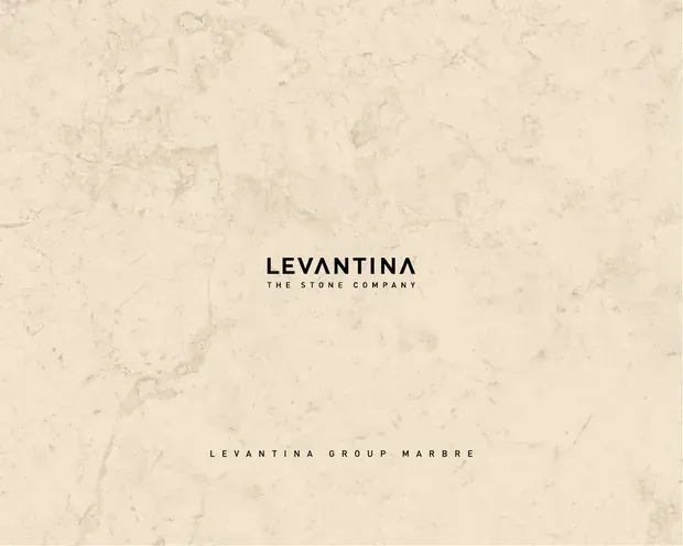 Cover of the Levantina — marble tables catalogue