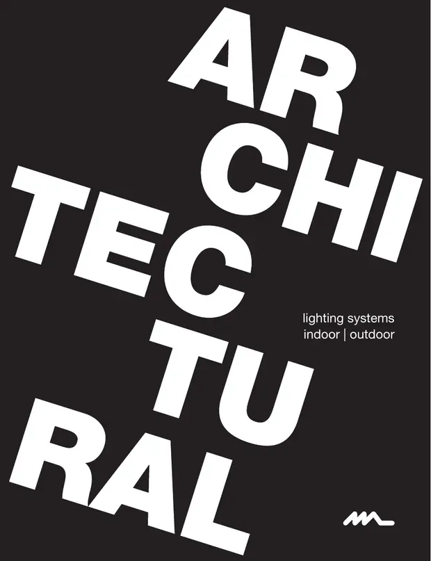 Cover of the Martinelli Luce — architectural catalogue