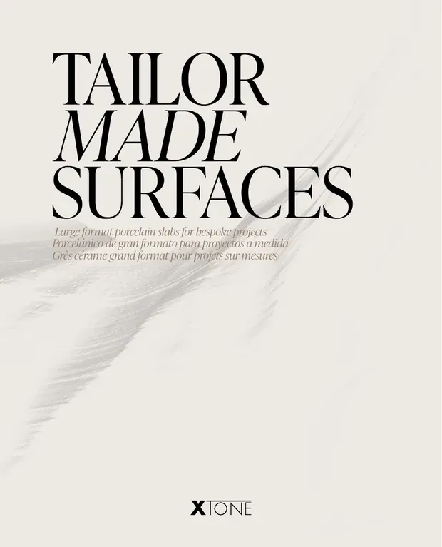 Cover of the XTONE — tailor-made surfaces catalogue